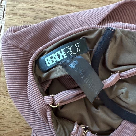 Beach Riot Mauve Ribbed Bikini - Picture 2 of 4